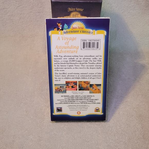 Jules Verne 3 Classic movies VHS Box Set 1998: 20000 Leagues, Around the World - Picture 7 of 10